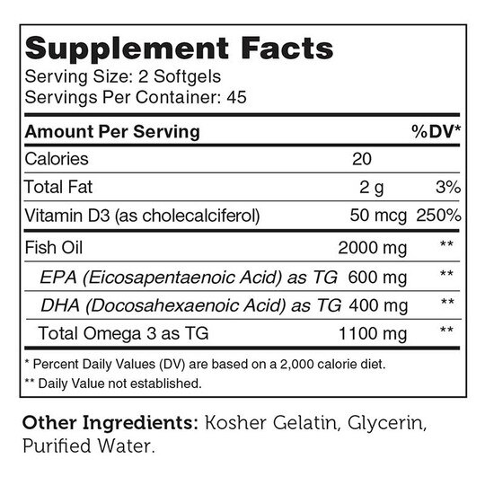 Omega 3 Platinum + D, ZHL